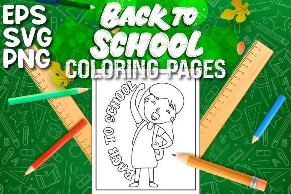 Back to School Coloring Pages Vol-2: A Creative Resource for Kids and Adults Alike