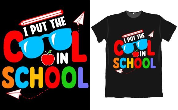 Back to School Kids Cool T Shirt Design