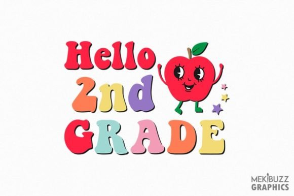 Hello 2nd Grade Back to School PNG Clip: A Must-Have for Creative Projects