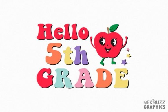 Hello 5th Grade Back to School PNG Clip: A Creative Resource for Educators and Entrepreneurs