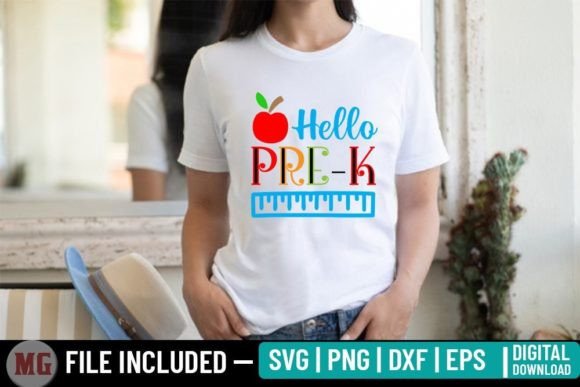 Hello Pre-K - Back to School SVG: A Versatile Tool for Creatives and Entrepreneurs