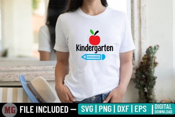 Kindergarten - Back to School SVG: A Versatile Tool for Creative Projects