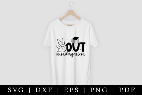 Out Kindergarten - Back to School SVG: A Versatile Design for Creative Entrepreneurs