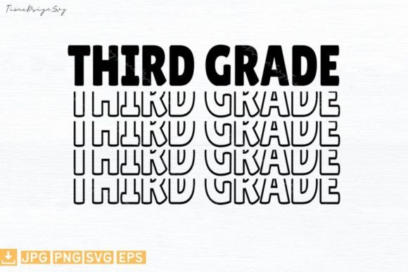 Third Grade Echo SVG: A Back to School Resource for Digital Creators